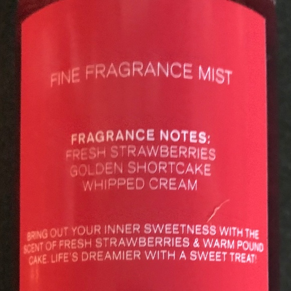 Bath & Body Works Strawberry Pound Cake Fine Fragrance Mist NWT 8 fl oz/236 ml - Picture 11 of 12